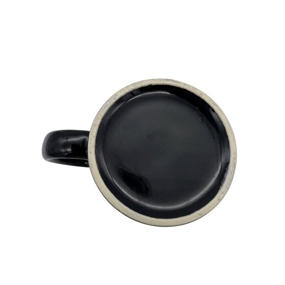 Boeing 1916-1991 75 Years Black Ceramic Mug 3.75" Aero Aviation Logo Vintage Cup - Picture 6 of 6